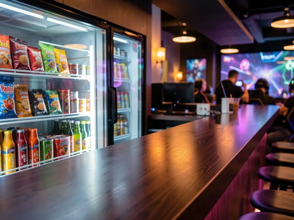 Barra de cafetería con sistema de pedidos en Unvarion