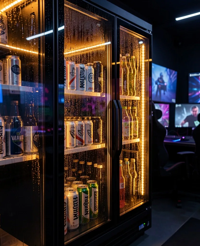 Nevera de bebidas energizantes en Unvarion