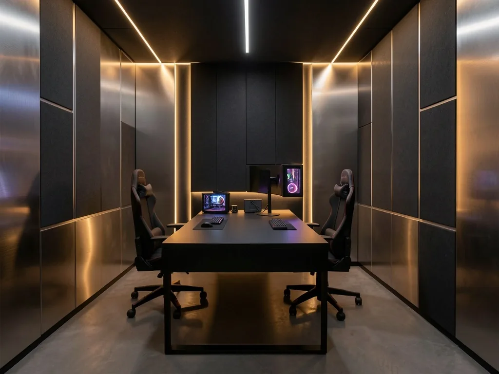 Sala VIP con mobiliario premium y aislamiento acústico